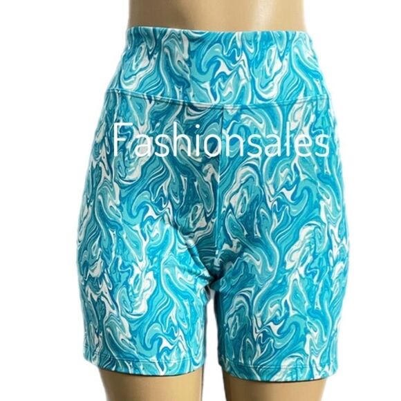 Victoria’s Secret Pink Active Soft Ultímate High Waist 6” Bike Shorts blue XXL - Picture 3 of 4